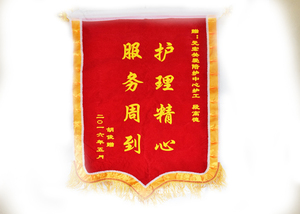 2016年护理精心服务周到锦旗